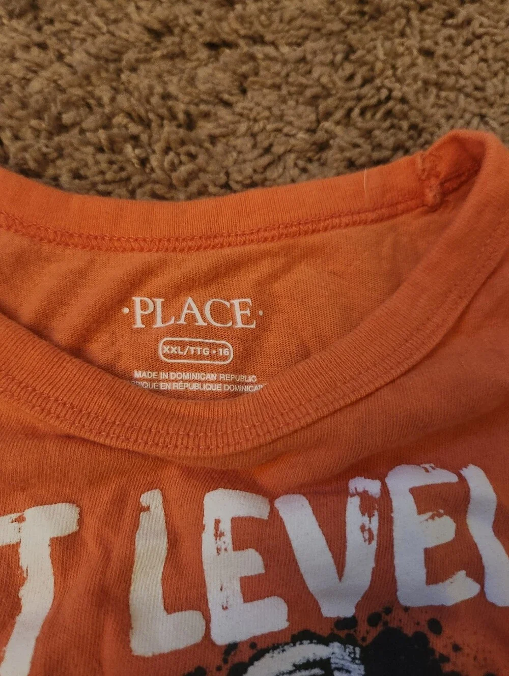 The Childrens Place Kids Multi-Color T-Shirt Lot 7 XL, XXL